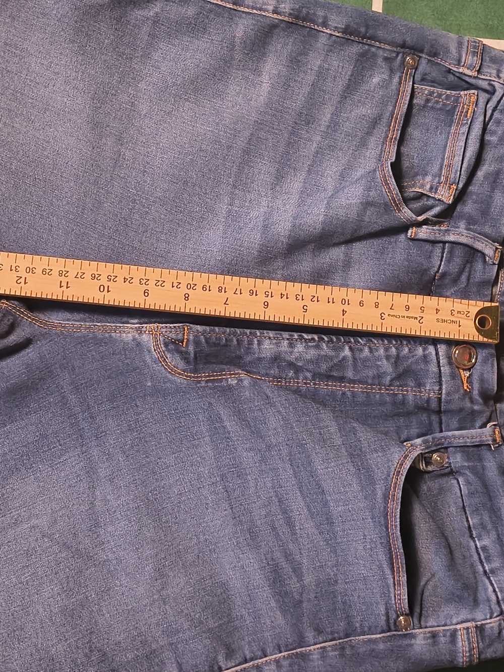 Good American Good Waist Crop Skinny Jeans Size 16/31 Blue High Rise Stretch - Picture 8 of 16